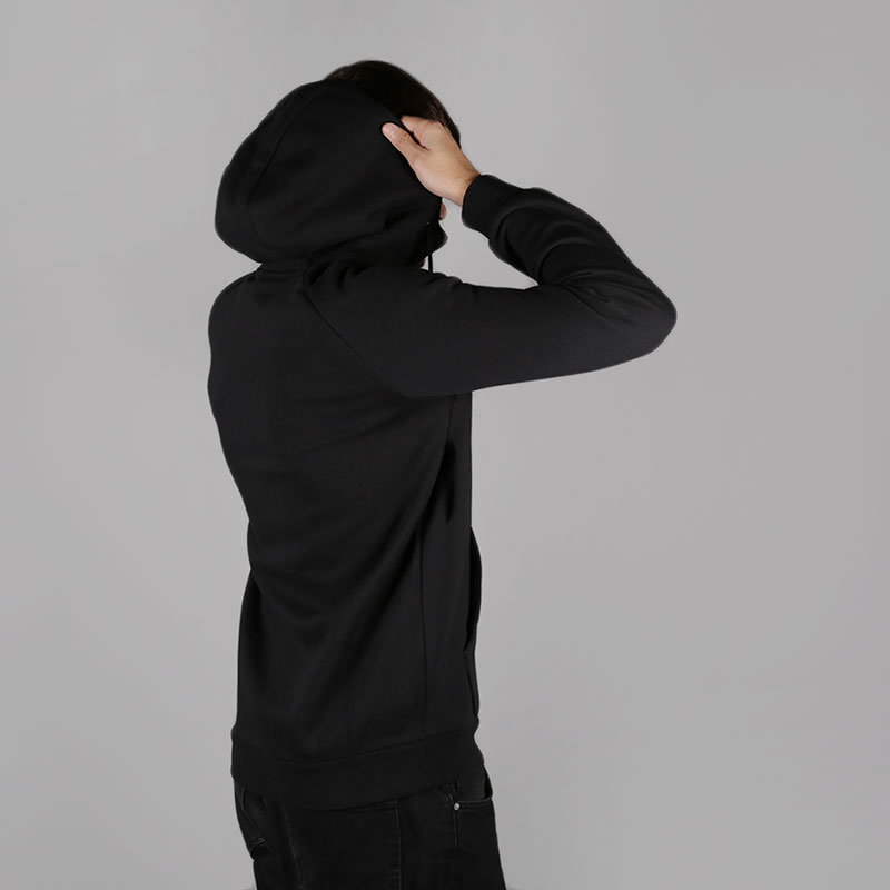 мужская черная толстовка Jordan Jumpman Air Men's Fleece Full-Zip Hoodie 939998-010 - цена, описание, фото 3